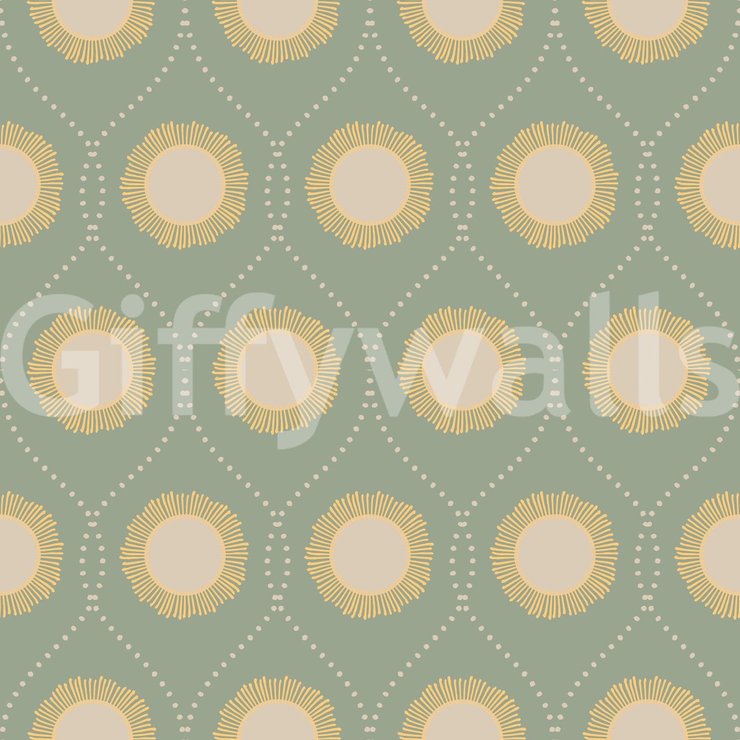 Stylish Retro Radiance design, soft tones, mid-century modern aesthetic wallpaper.