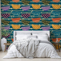 Retro Bowls stylish wall covering