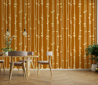 Boho Jewel Tone striped wall covering