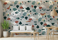 A beautiful retro stone texture wallpaper mural with subtle pattern.