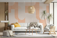 Retro Tiles 05 wall mural in vibrant colors and shapes

