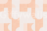 Retro-inspired tiles in geometric patterns for dynamic decor

