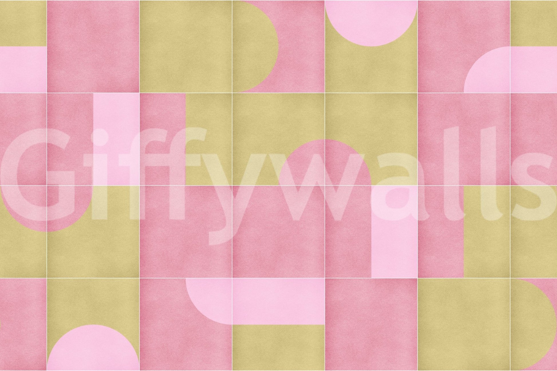 Statement wall with retro tile style

