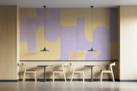 Vintage tile pattern wallpaper mural


