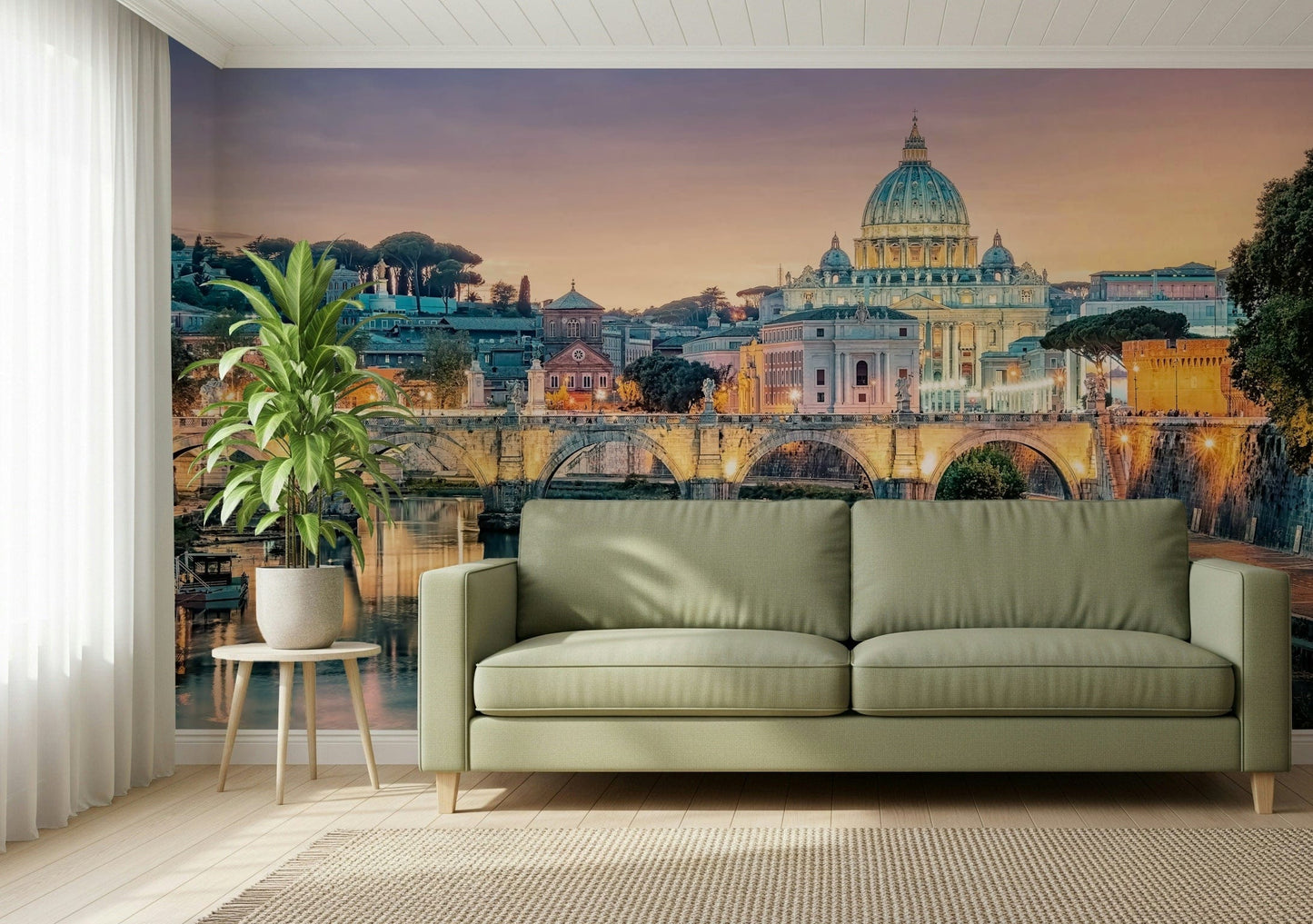 Golden Hour in Rome Wall Mural