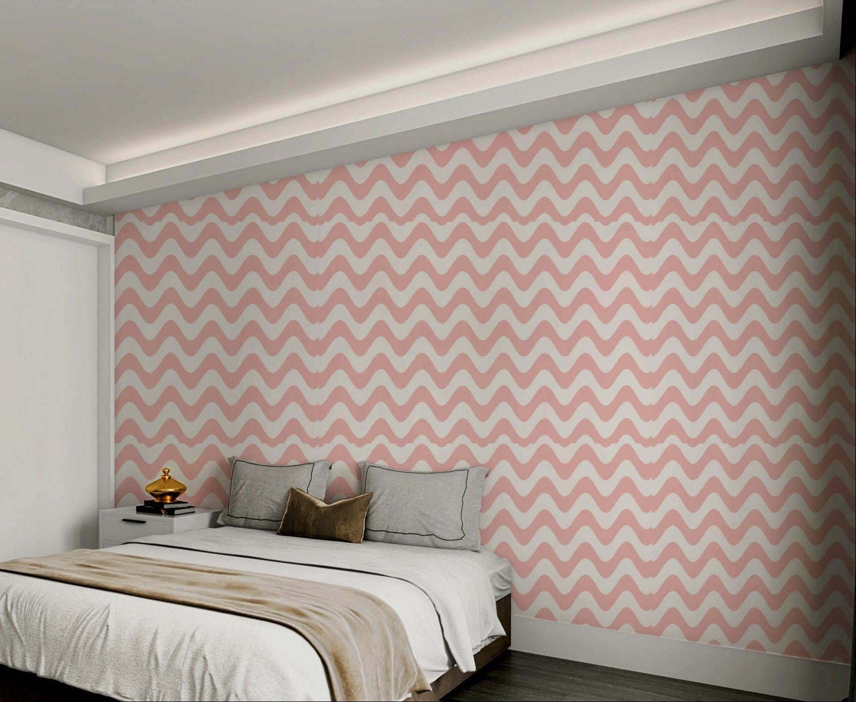 The design has a beautiful, artistic aesthetic.

