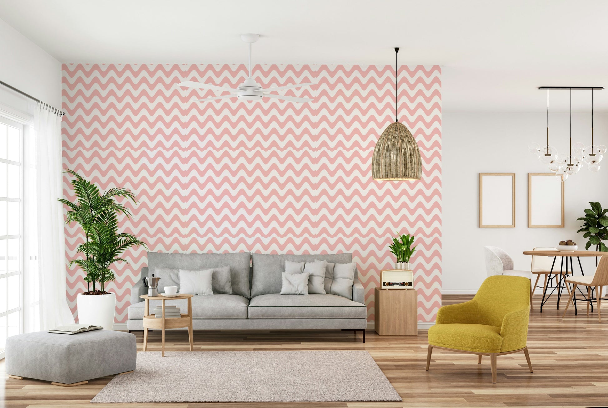 The design feels peaceful and organic.

