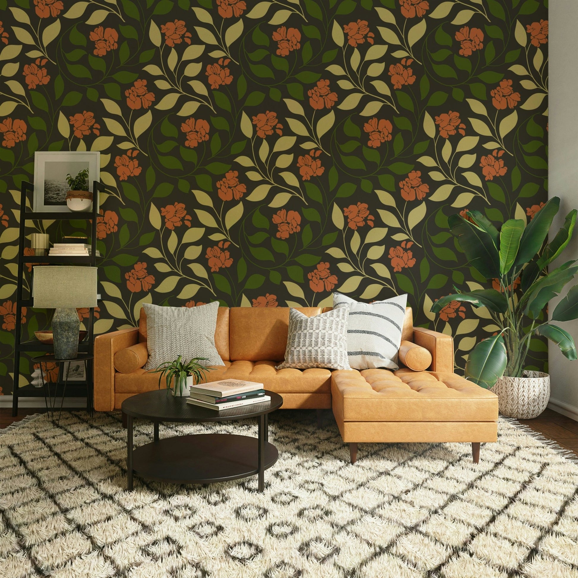 The color palette suggests a connection to the earth.
