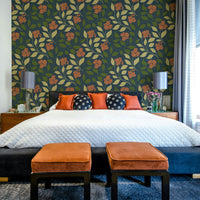 Flowers appear in soft, muted, or slightly faded colors.
