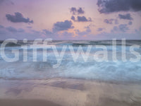 The image captures the natural motion of the sea.

