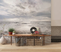 Rough Stormy Sea Wall Mural