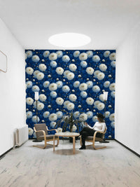 Royal Bloom sophisticated mural wallpaper