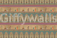 Sitting room wall styling with 18th-century inspired romantic scenery.