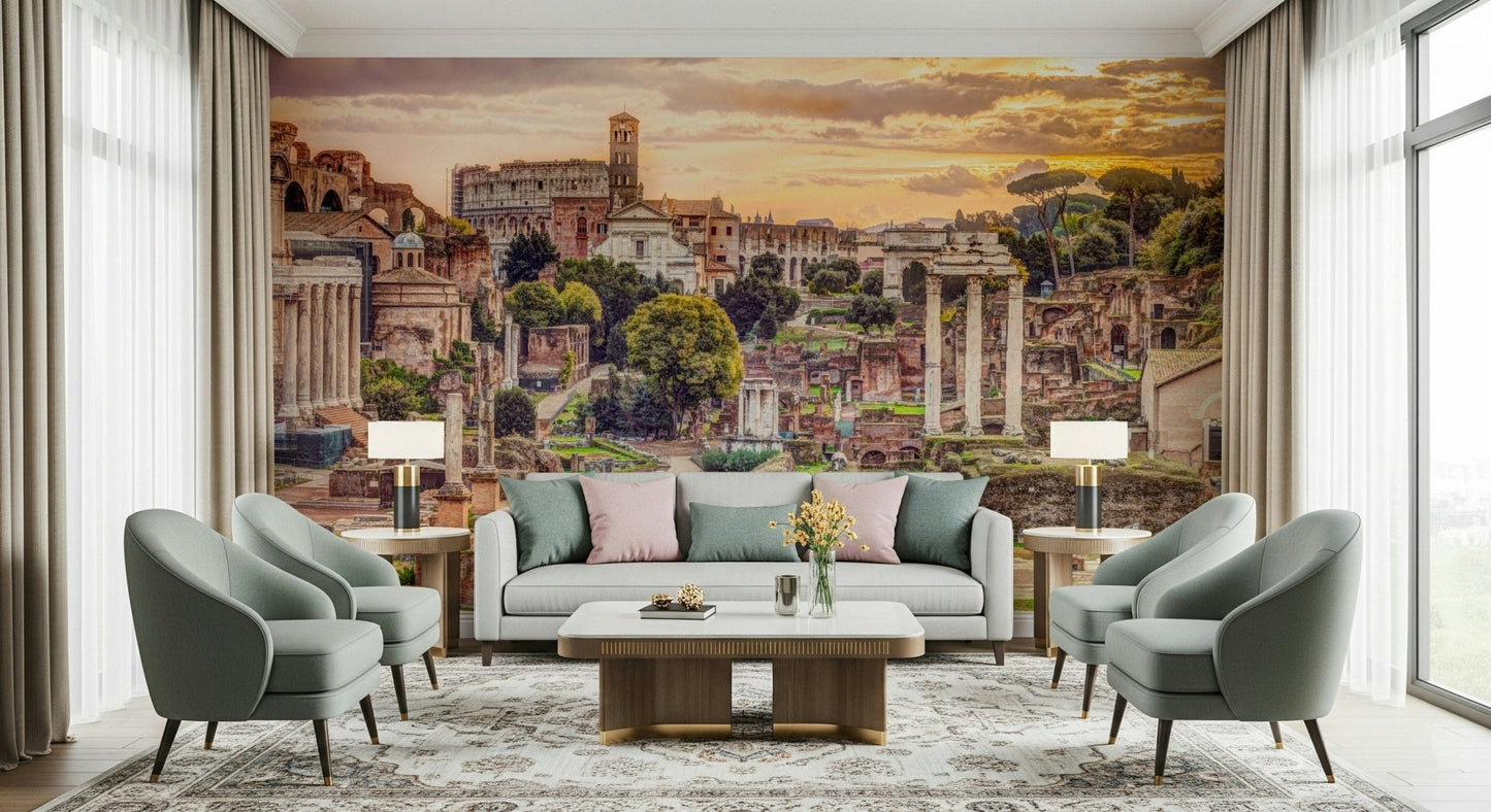 Ruins of the Roman Forum Wall Mural