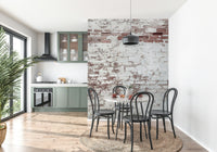 Wall mural with vintage washed bricks adding warmth, depth, and character to any room.