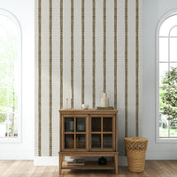 Elegant rustic brown stripes wallpaper pattern

