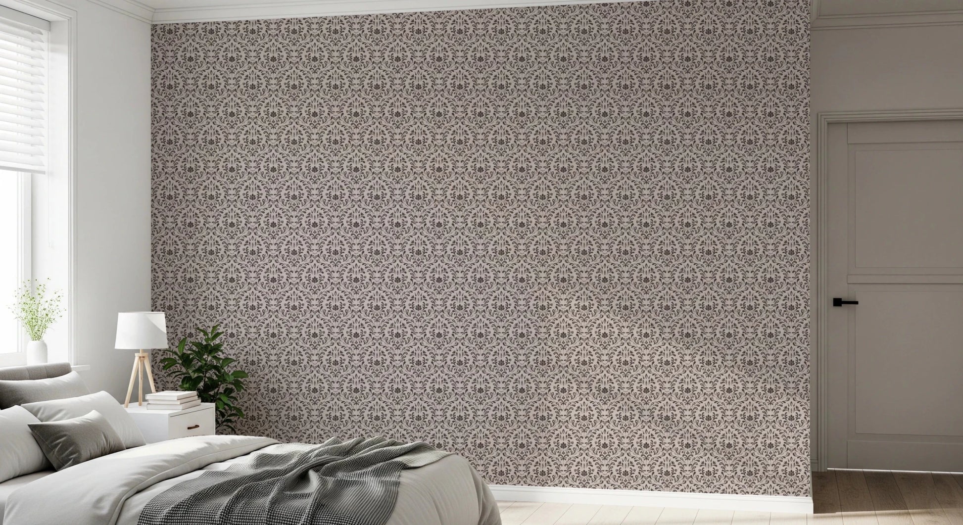 Rustic Damask Wallpaper⁠