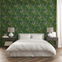 Intricate tapestry wallpaper style

