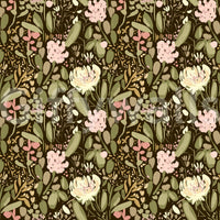 A high-quality serene botanical wall mural for walls.

