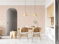 Rustic Grid Design Wallpaper⁠