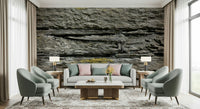 Wall mural showcasing layered rustic stone textures for farmhouse, industrial, or natural-inspired décor.
