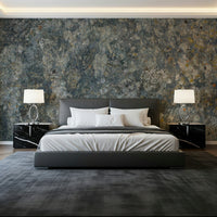 Wall mural with delicate stone patterns for a minimalist, natural aesthetic.