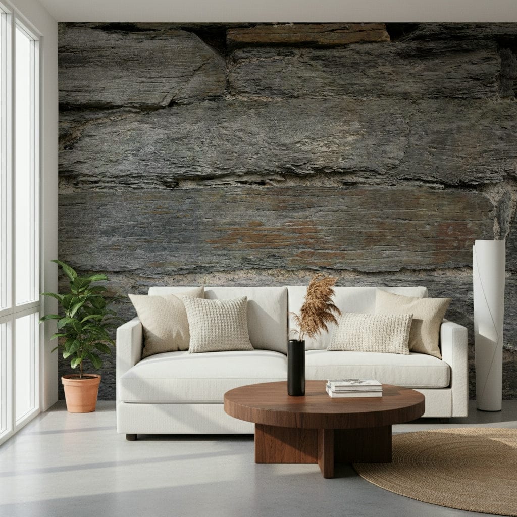 Aged Stone Wall Mural -2566588