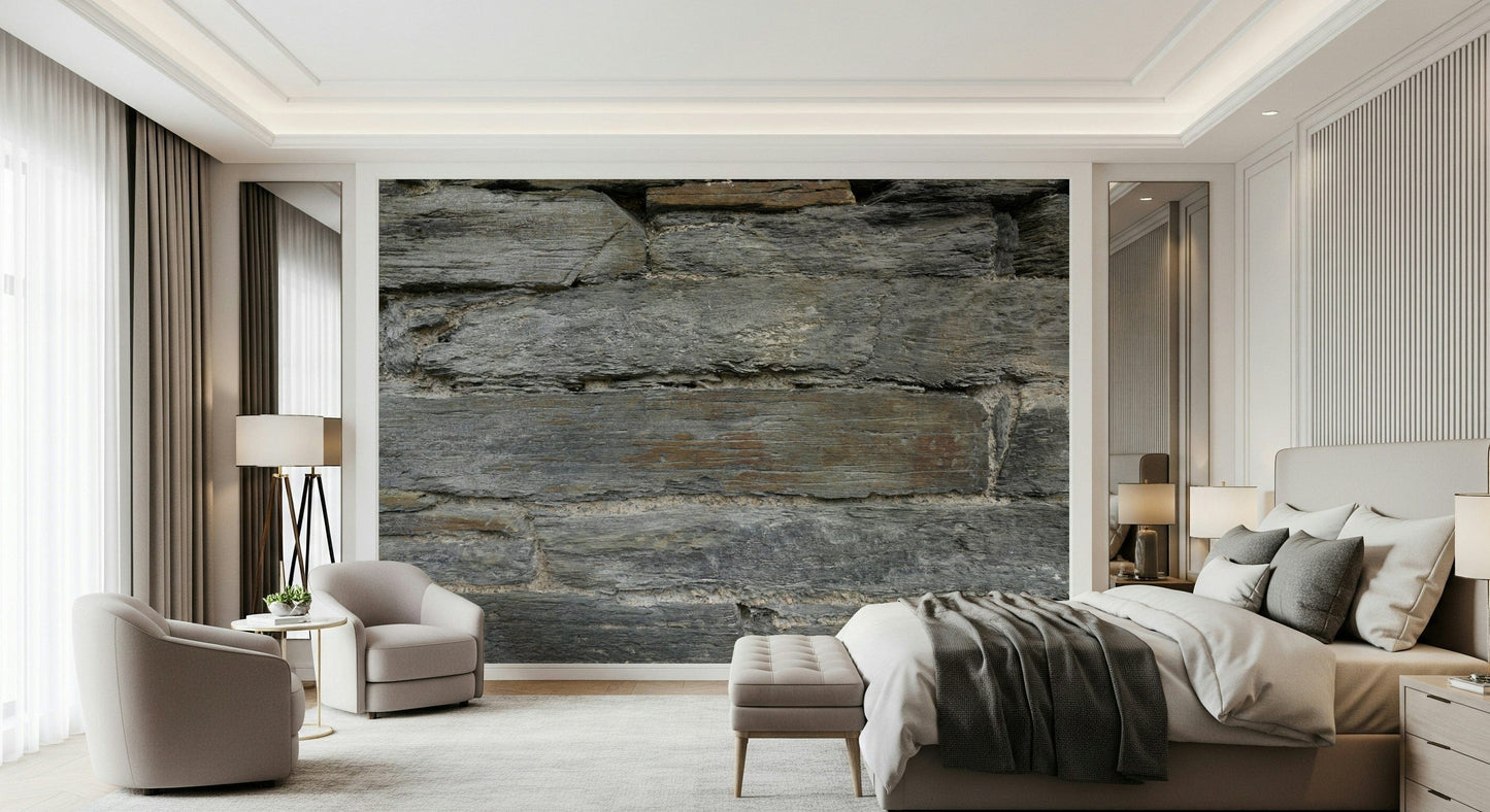 Aged Stone Wall Mural -2566588