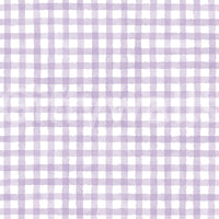 Violet check wallpaper with rustic texture
