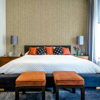 Bedroom with Elegant Lines Safari Canvas wallpaper

