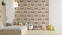 Giraffe wall art with safari charm in neutrals

