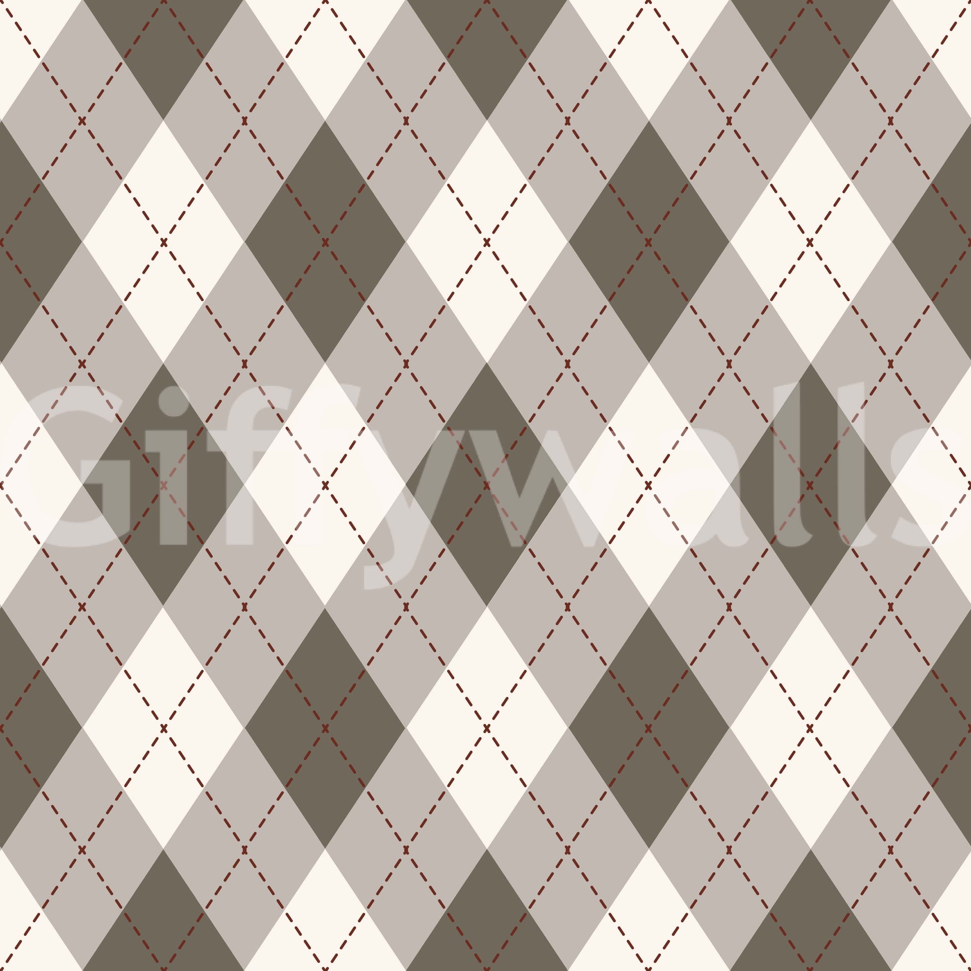 The style is a geometric, repeating pattern.

