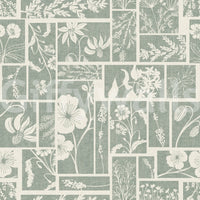 Nature inspired wallpaper with green collage design