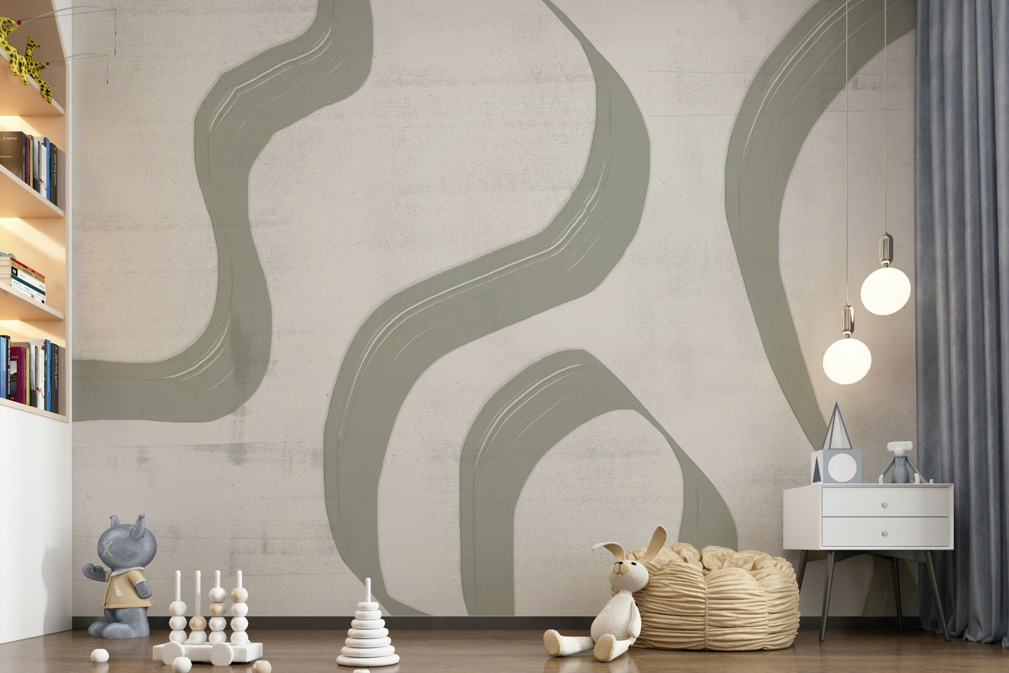 A classic abstract design wallpaper for walls.