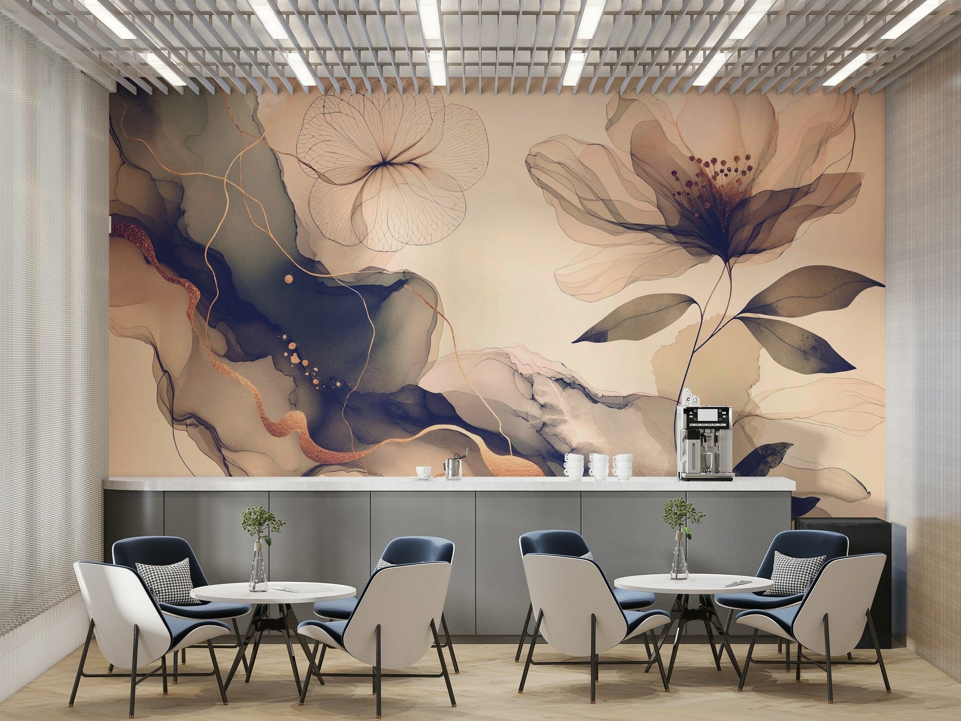 A beautiful floral pattern with a dreamy charm.