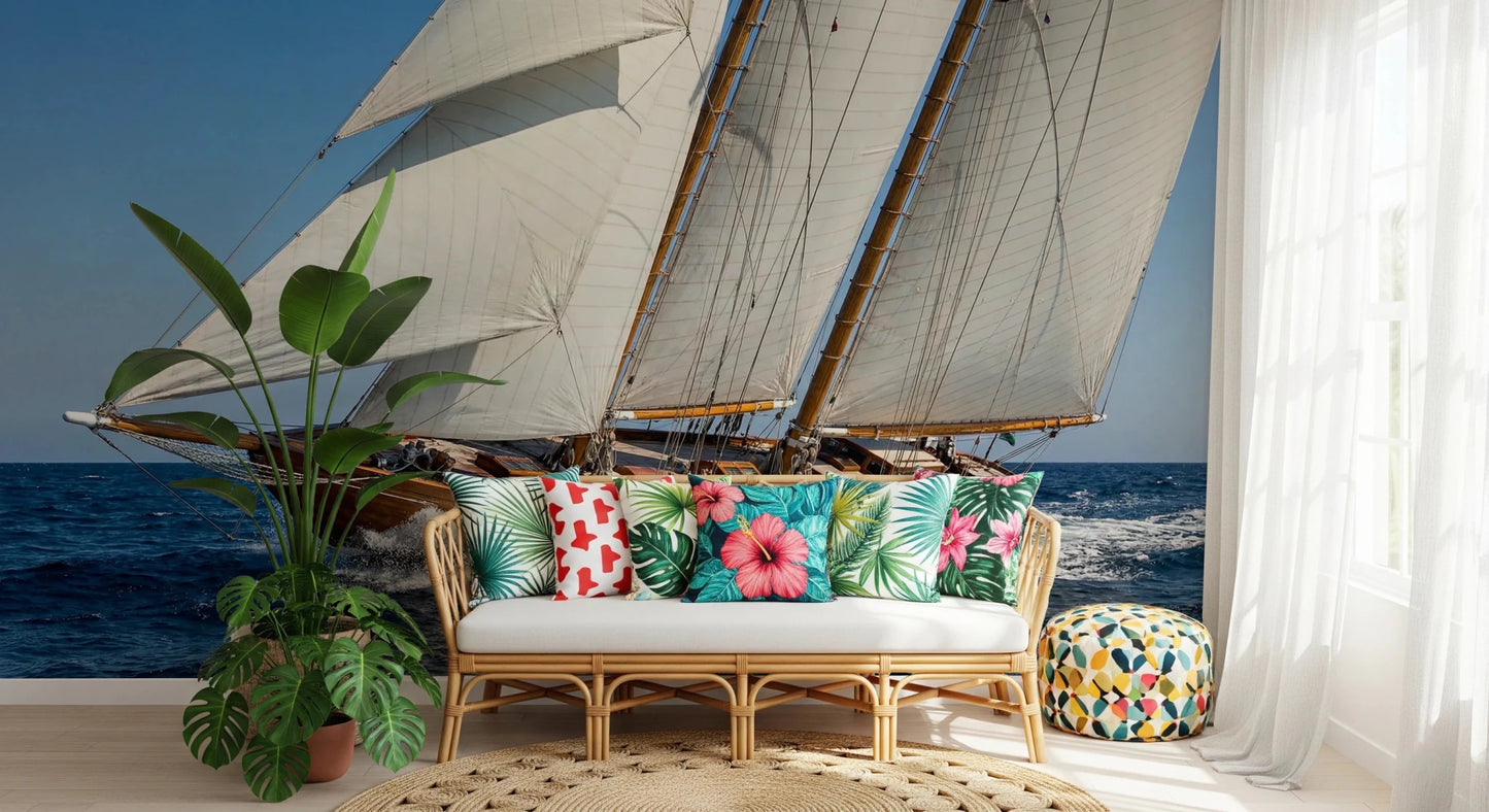 Sailing Serenity Wall Mural