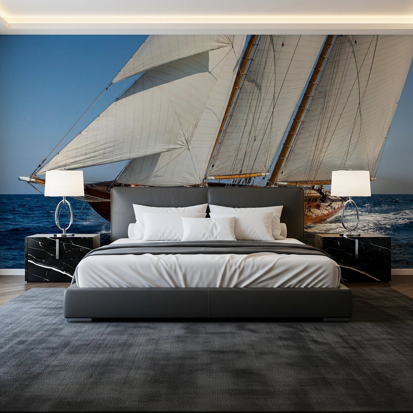 Sailing Serenity Wall Mural
