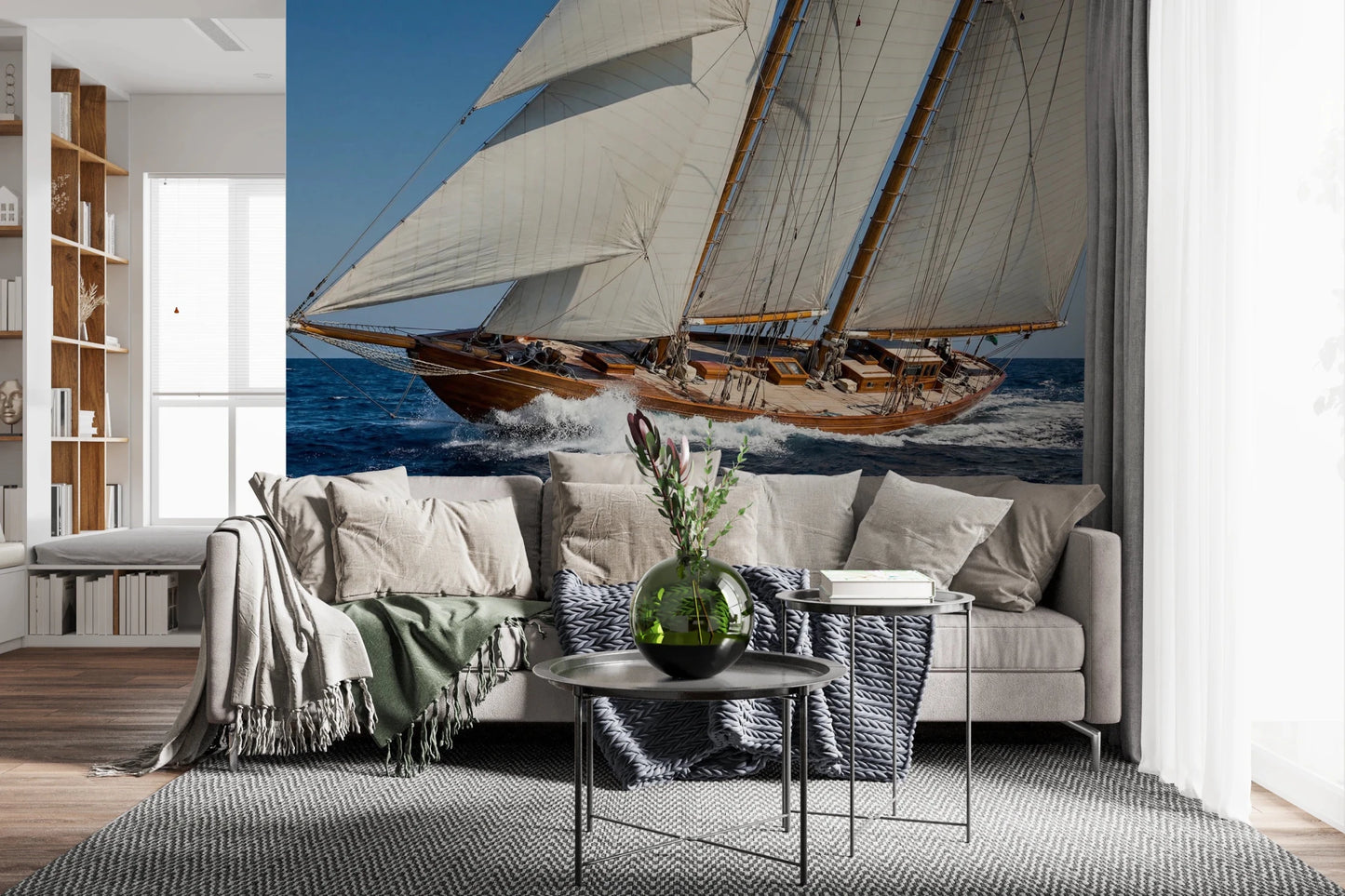 Sailing Serenity Wall Mural