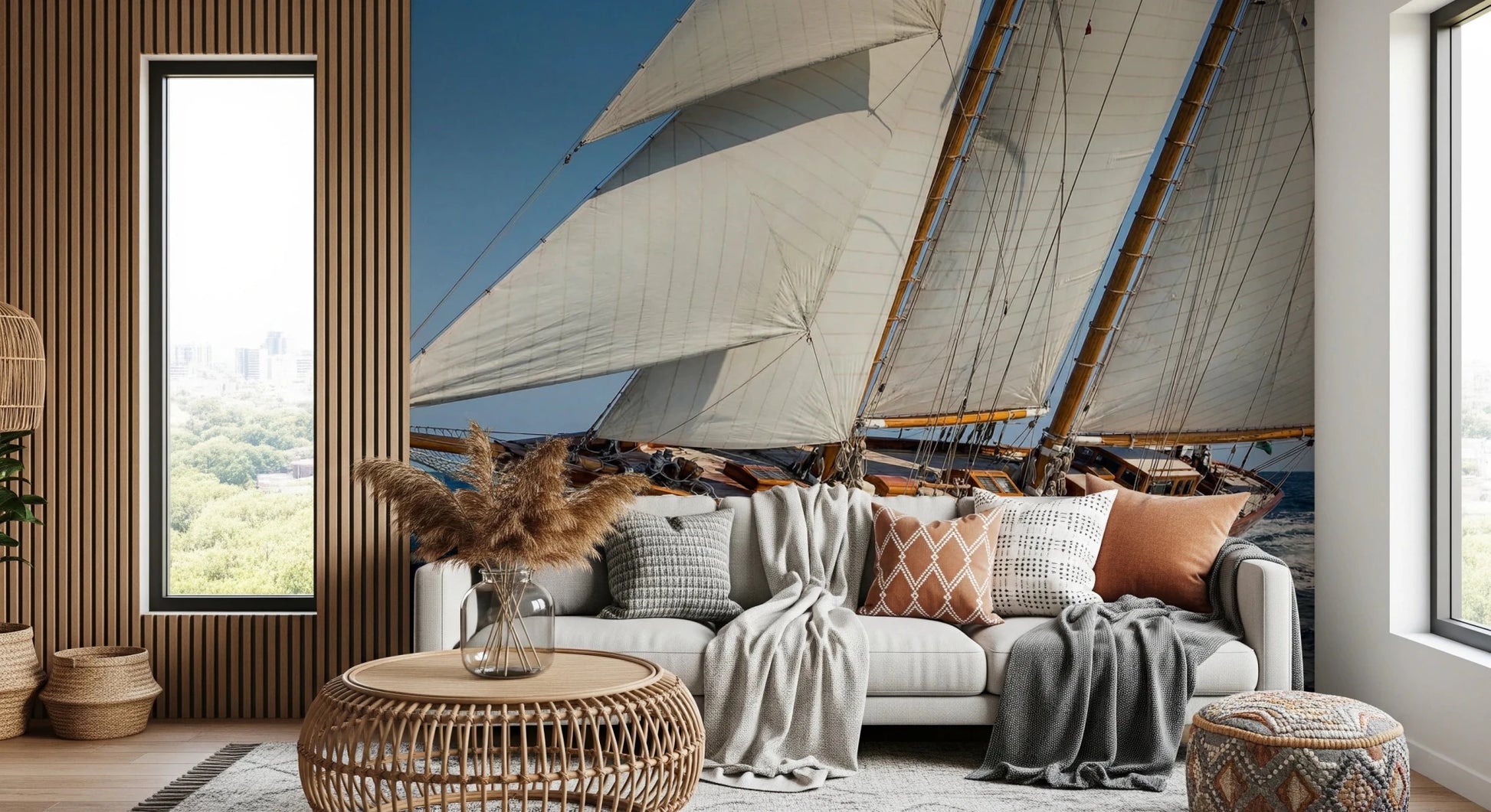Sailing Serenity Wall Mural