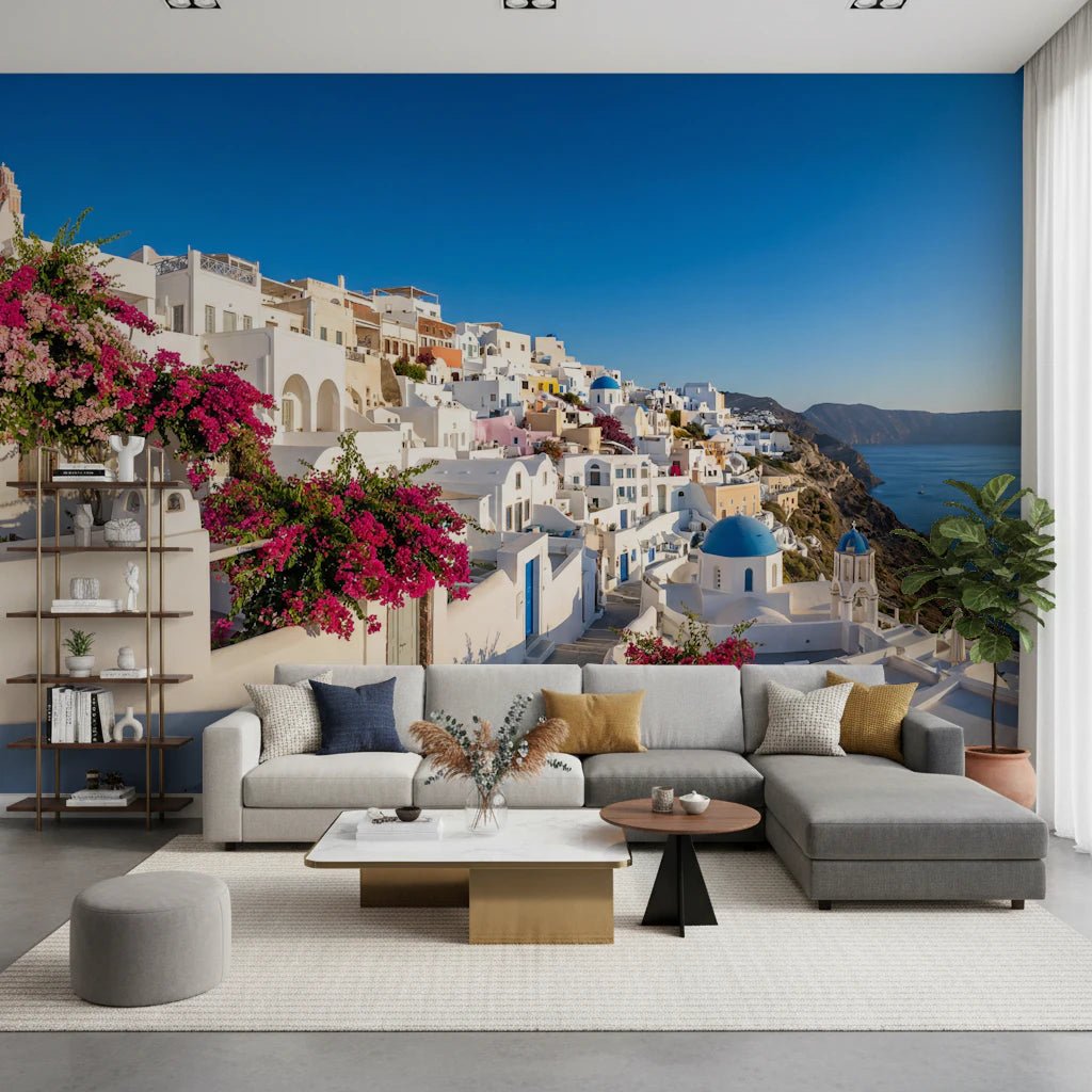 Santorini Dreamscape Wall Mural