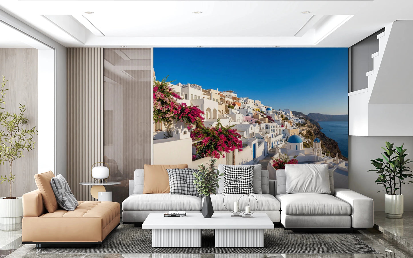 Santorini Dreamscape Wall Mural