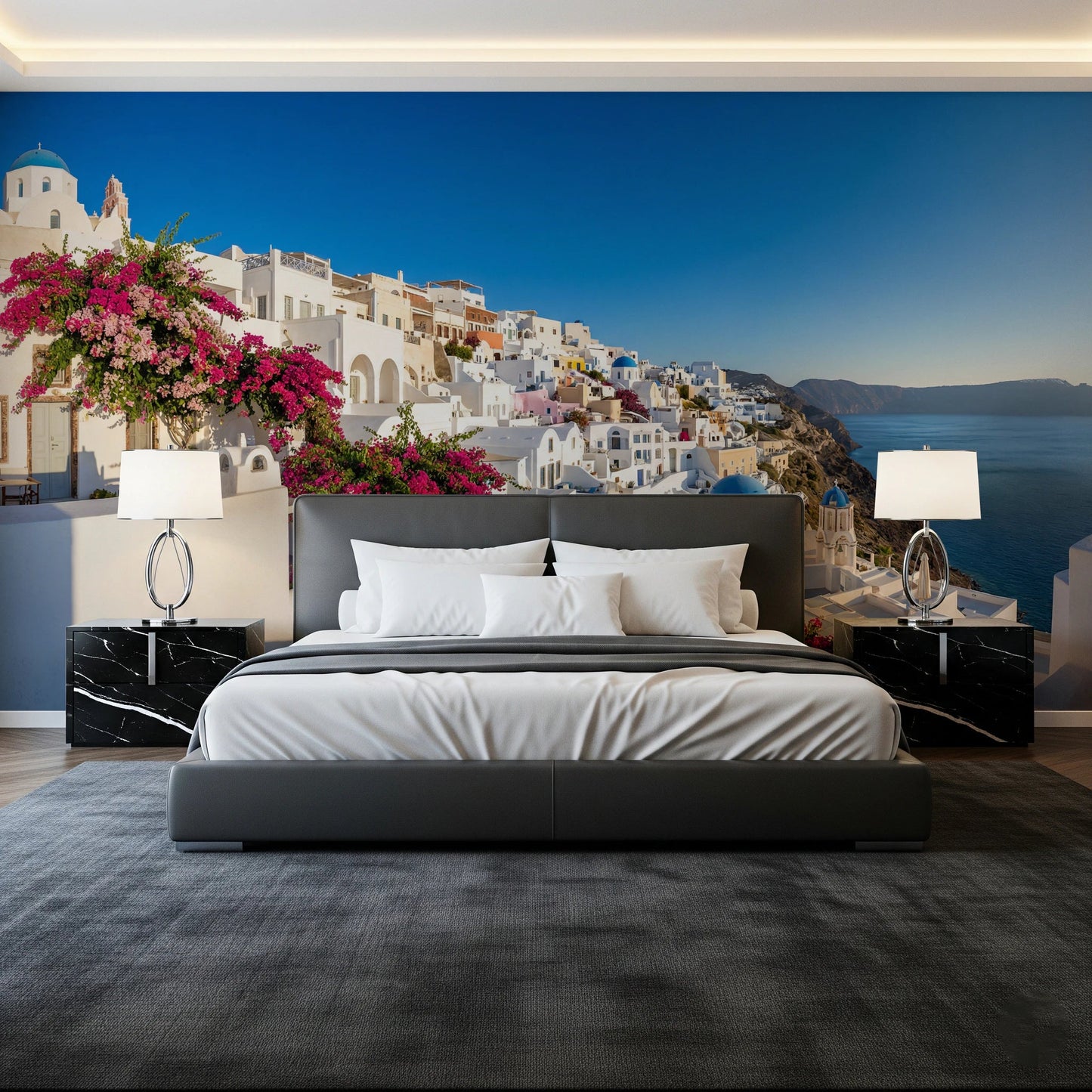 Santorini Dreamscape Wall Mural