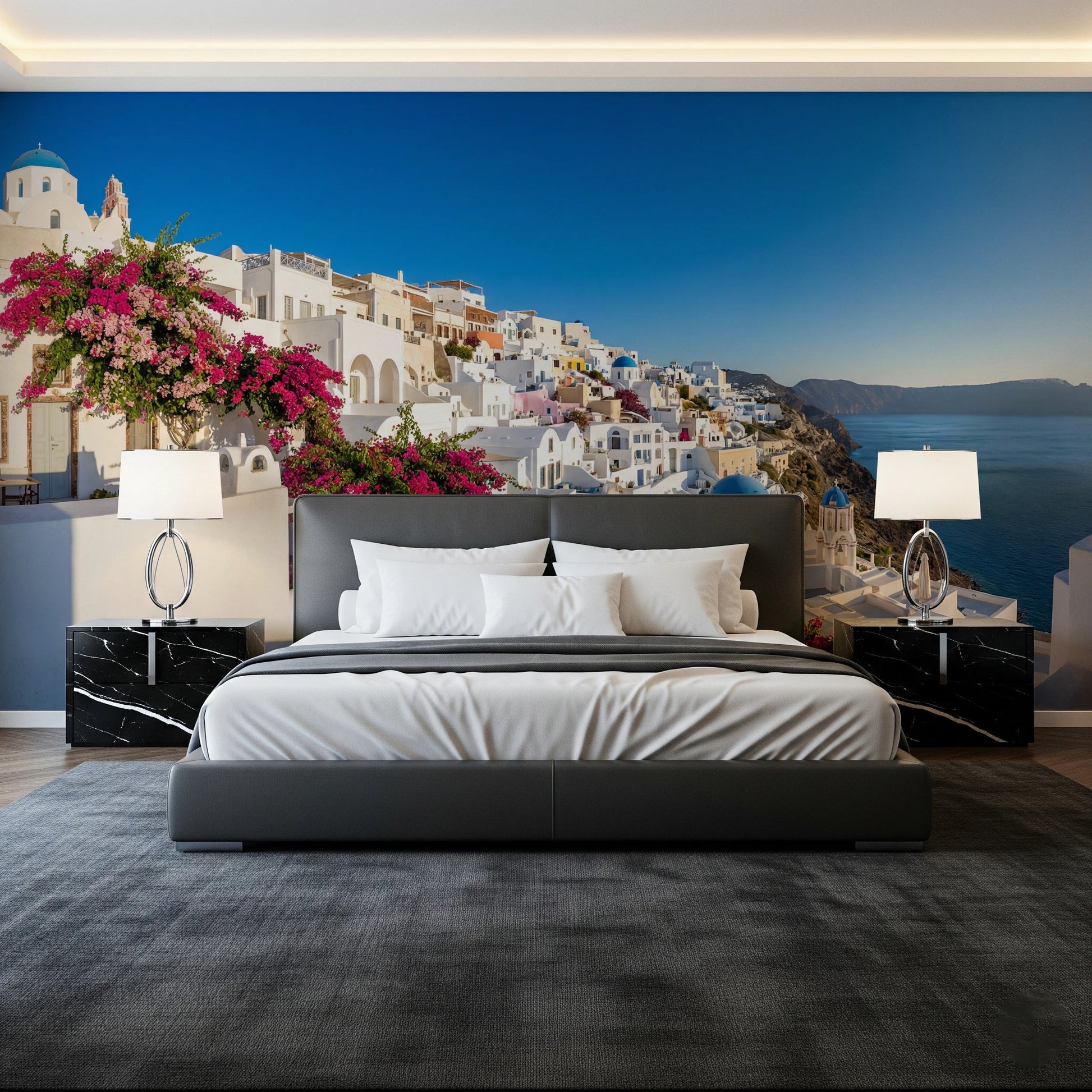 Santorini Dreamscape Wall Mural