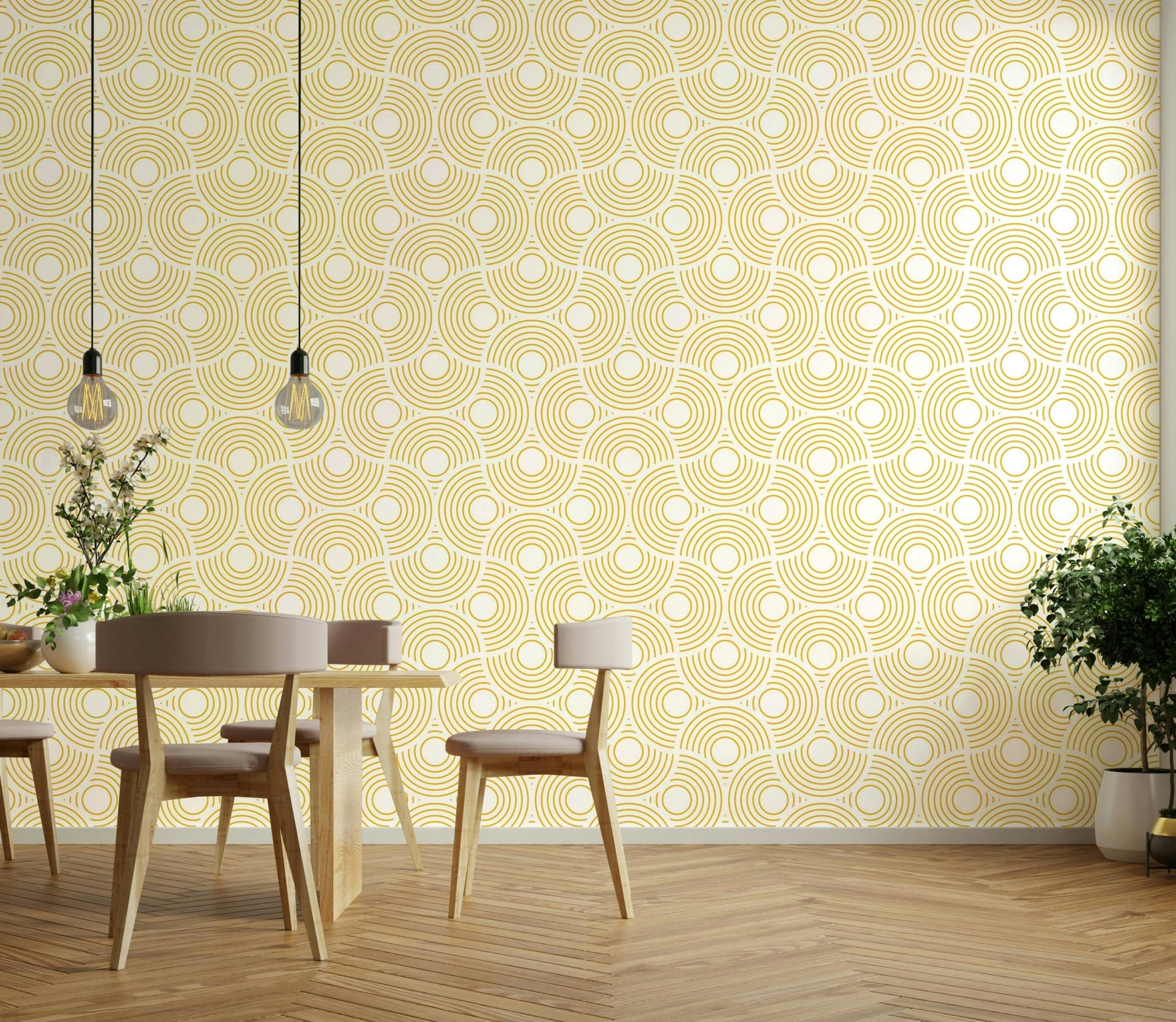 The design gives a feeling of quiet, natural beauty.

