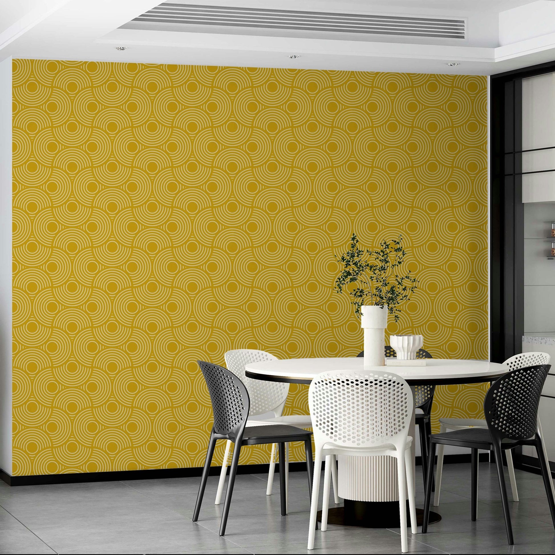 The scalloped shapes are a central focus of the image.

