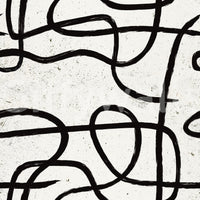 Modern wallpaper with subtle strokes and Scandinavian charm.

