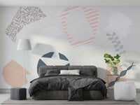 The colors are soft and gentle, with muted hues and vintage tones.

