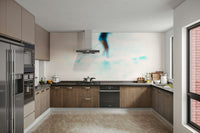 A serene coastal landscape wall mural for your decor.

