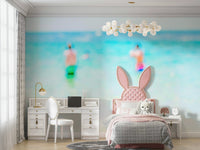 A classic nautical wallpaper for walls.

