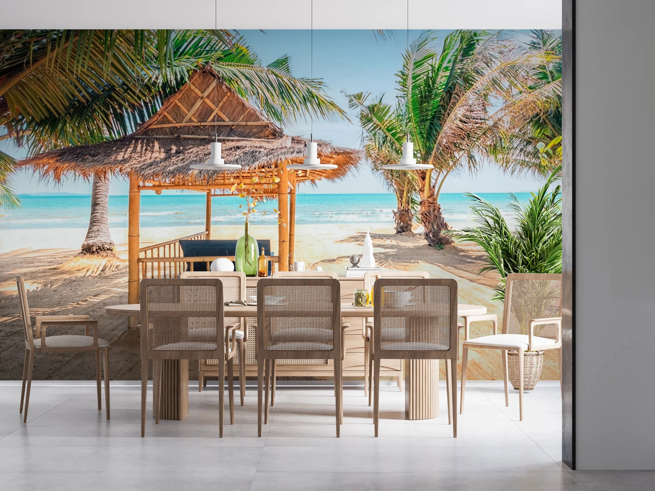 Seaside Sanctuary Wall Mural